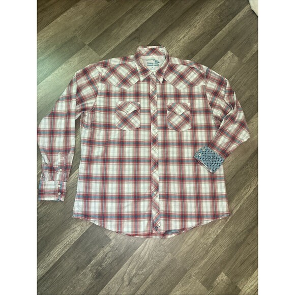 Wrangler 20X Competition Advanced Comfort Pearl Snap Shirt Men’s XL Flip Cuff - Picture 2 of 11